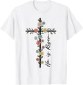 He is Risen Floral Cross Easter Christian Unisex