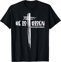 Easter Jesus He is Risen Indeed Religious Christian Women Small Unisex