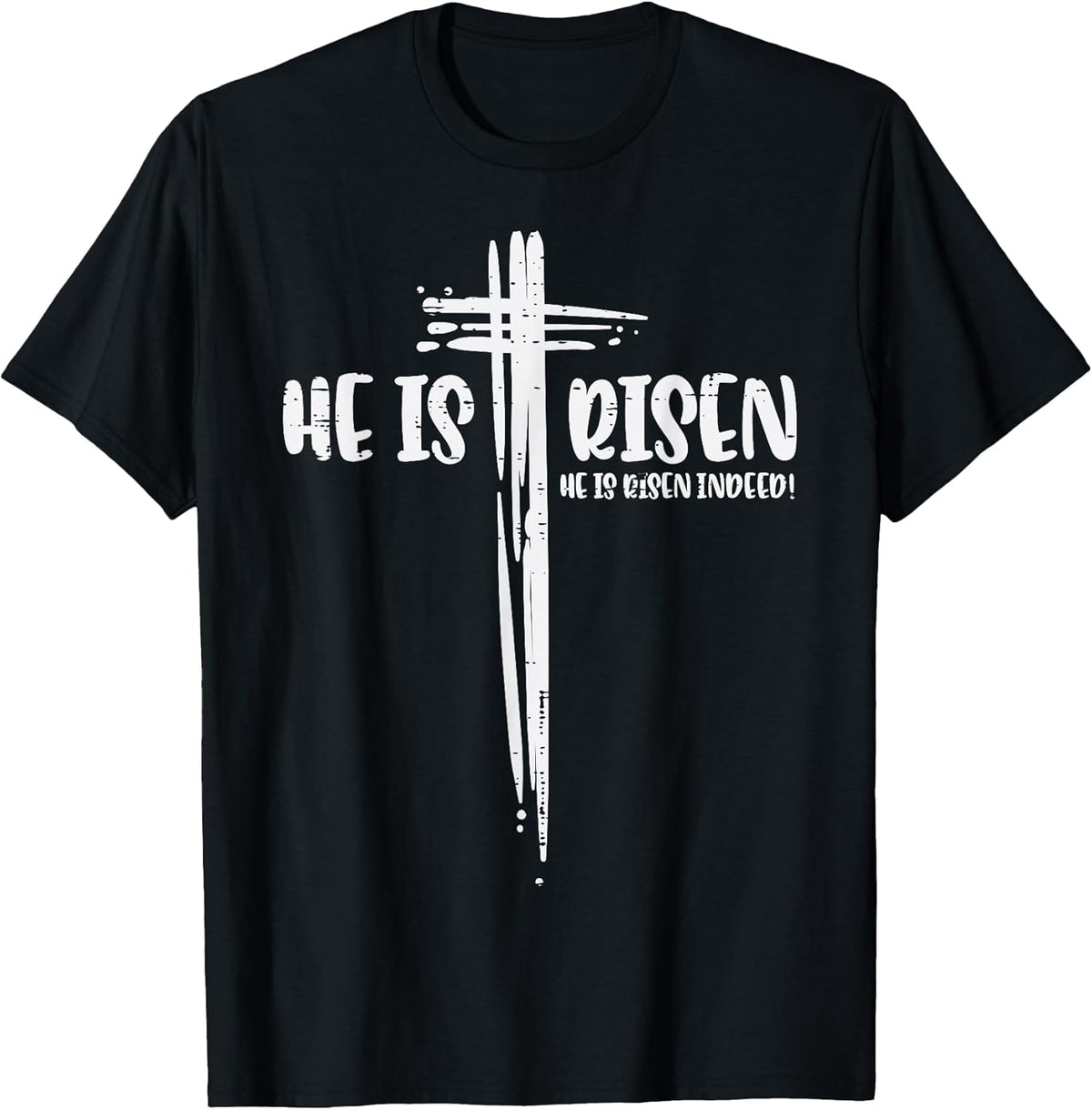 Easter Jesus He is Risen Indeed Religious Christian Women Small Unisex