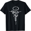 He is Risen Cross Jesus Religious Easter Day Christians Small Unisex