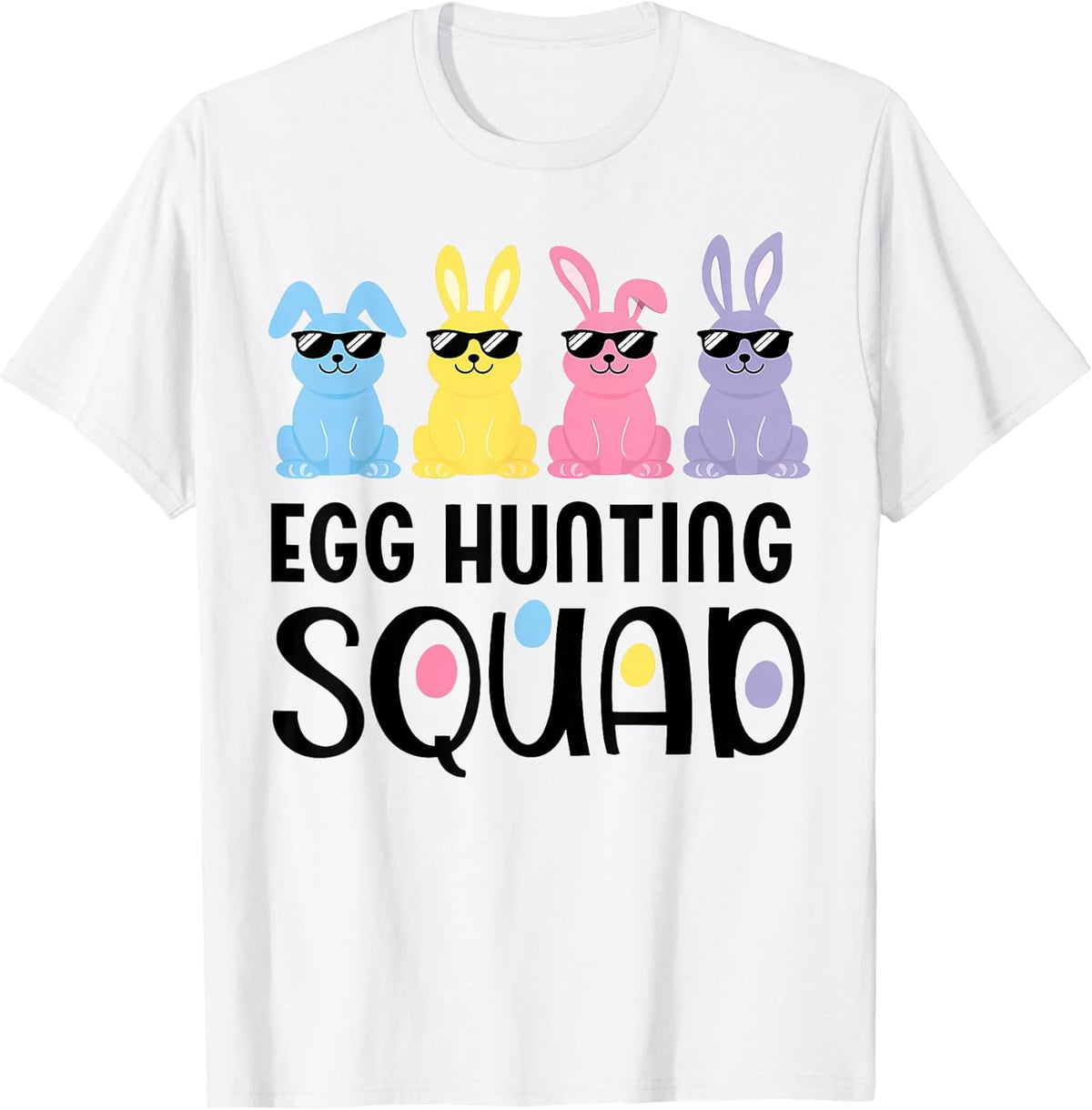 Happy Easter Egg Hunting Squad Funny Mom Dad Men Women Kids Unisex
