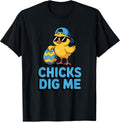 Chicks Dig Me Boys Funny Happy Easter Chicks Dig Me Toddler Unisex