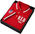 Men's On Friday We Wear Red Tshirt Remember Everyone Deployed Polo Shirts