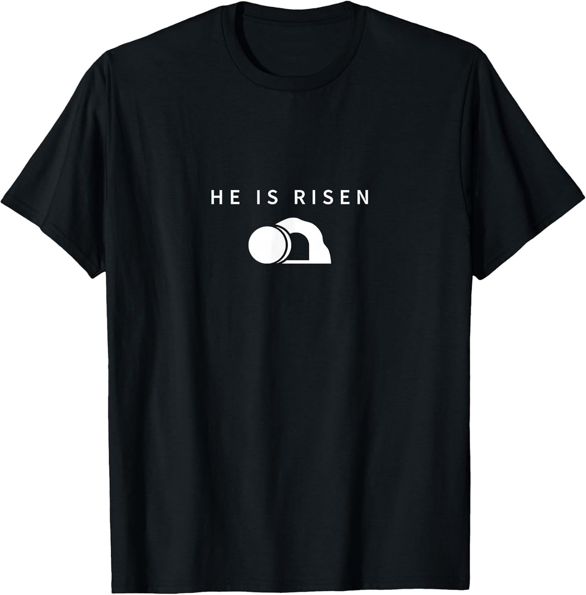Minimalism Religious Christian Easter Jesus He is Risen Unisex