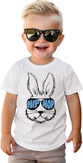 Easter s Baby Boys Girls Toddler Hip Hop Bunny Grpahic Shirts Happy Easter Rabbit Short Sleeve Tee Tops