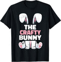 Crafty Bunny Easter Family Matching Spring Men Women Kids Unisex