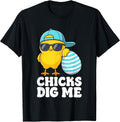 Chicks Dig Me Easter Toddler Boys Men Happy Easter Funny Unisex