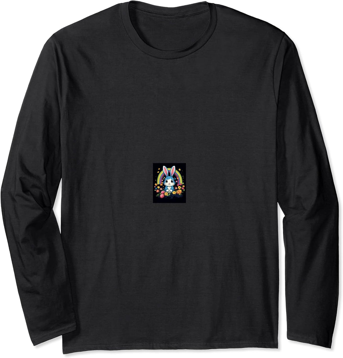 Easter Bunny Pastel Rainbow Long Sleeve Unisex