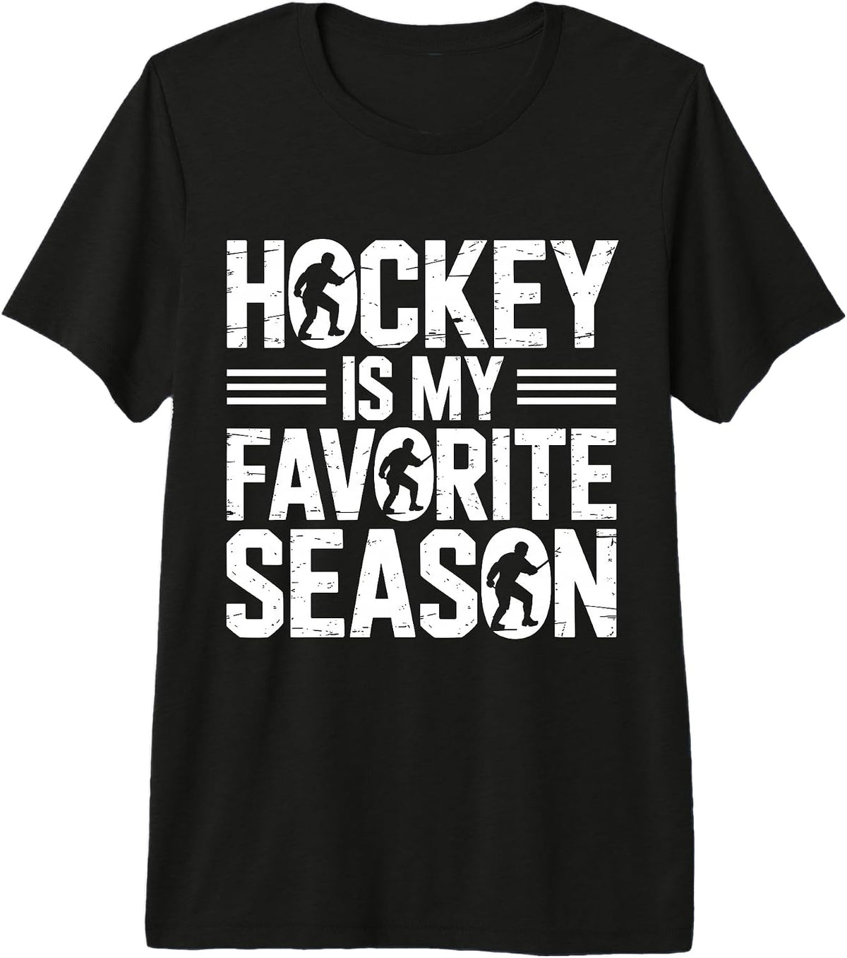 Hockey is My Favorite Season Player Fan Life Premium Tri-Blend T-Shirt