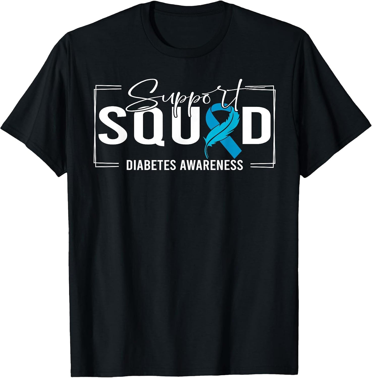 Diabetes Awareness Type 1 Type 2 Support Diabetes Awareness T-Shirt