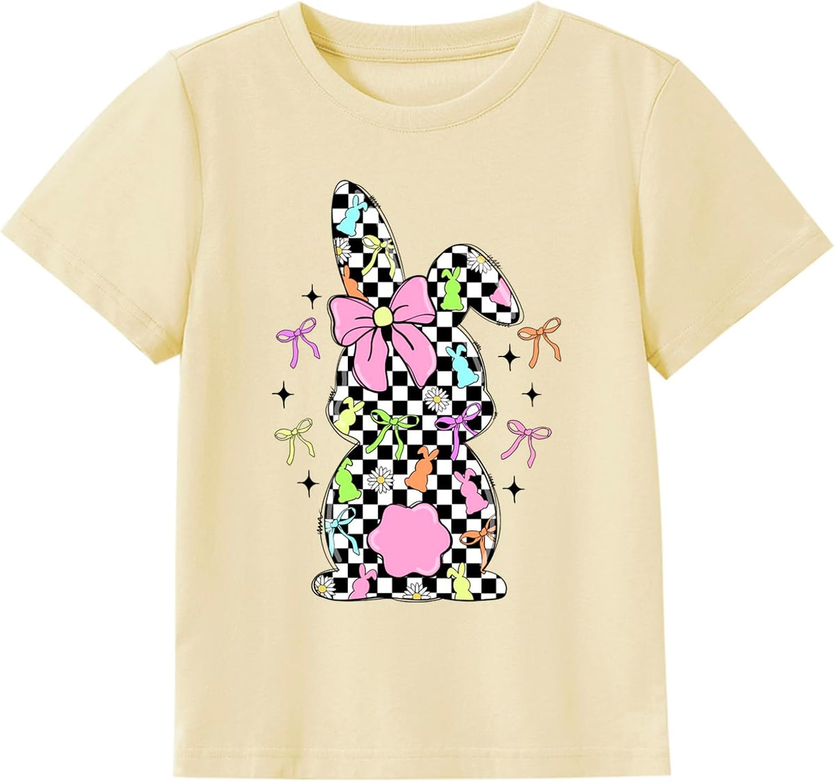Toddler Easter Bunny Shirt Boys Girls Happy Easter Graphic Outfit Clothes for Kids 2-7T