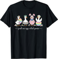 Just an Egg-Cited Goose Silly Funny Happy Easter Bunny Unisex