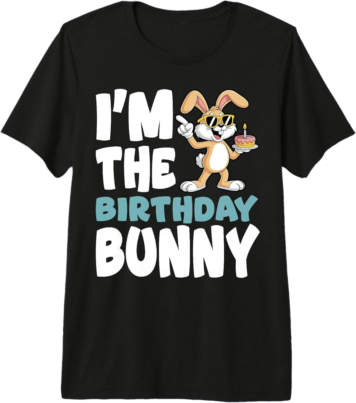 I'm The Birthday Bunny Party Easter Matching Family Premium Tri-Blend Unisex