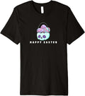 Happy Easter Skull Pastel Egg Basket Premium Unisex