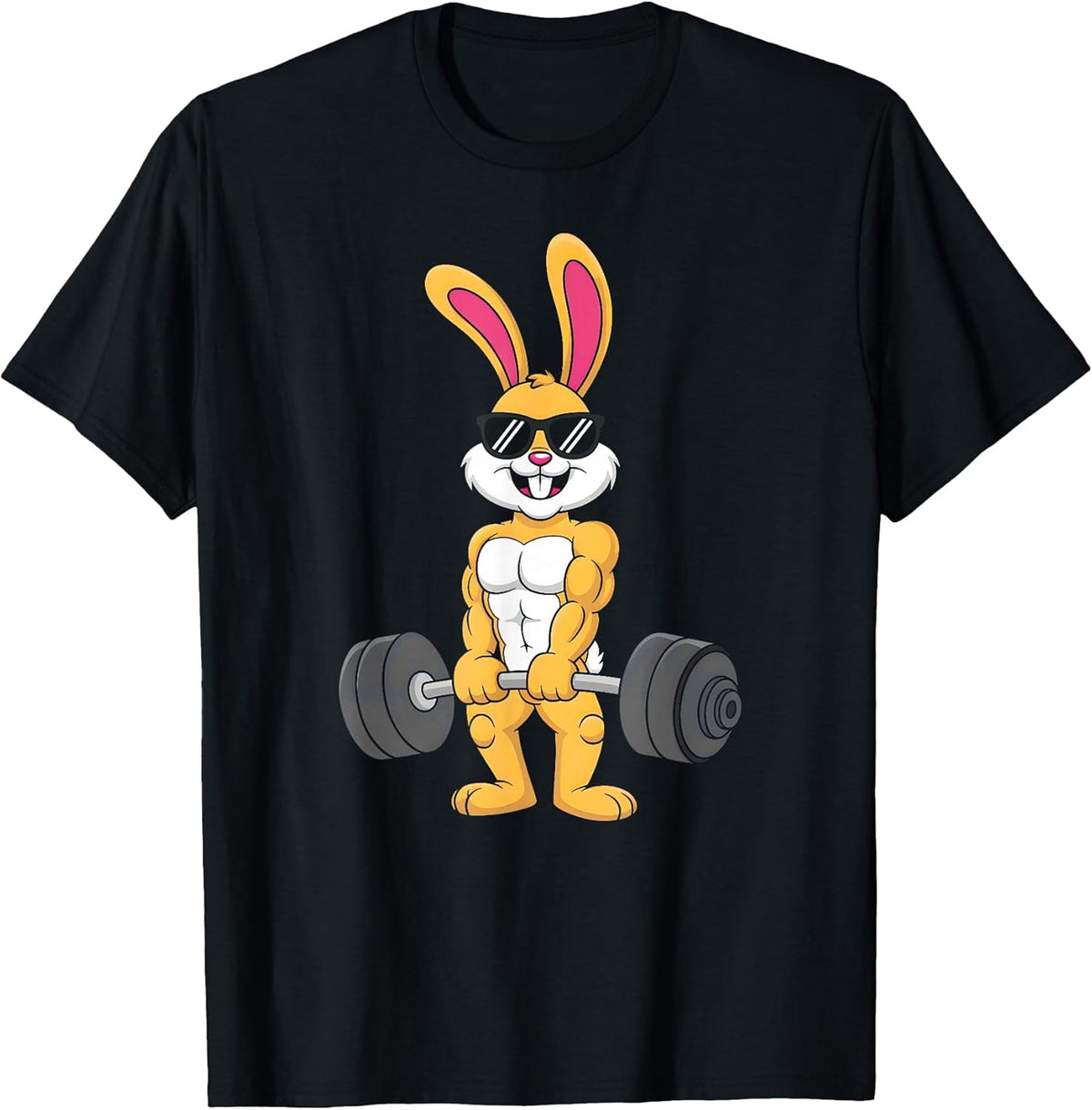 Easter Bunny Gym Fitness Workout Men Boys Kids Happy Easter Unisex