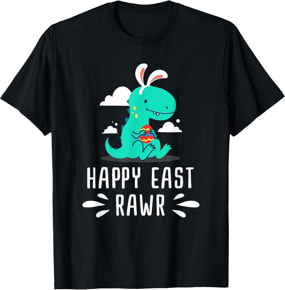 Children's T-Rex Dino Easter Dinosaur Bunny Boys Unisex