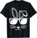 Bunny Face With Sunglasses Men Boys Kids Easter Day Unisex
