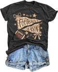 Football Season Tshirt Womens Aesthetic Football Mom Shirt