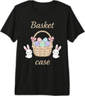 Cute Easter Bunny Basket and Pastel Eggs Design Premium Tri-Blend Unisex