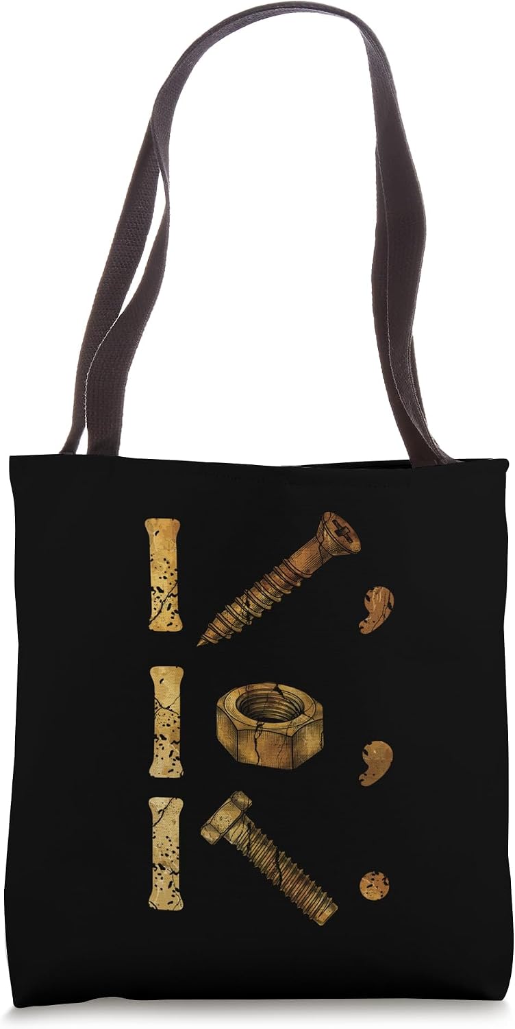 Funny Mechanic I Screw Nut Bolt Garage Car Auto Repair Gift Tote Bag