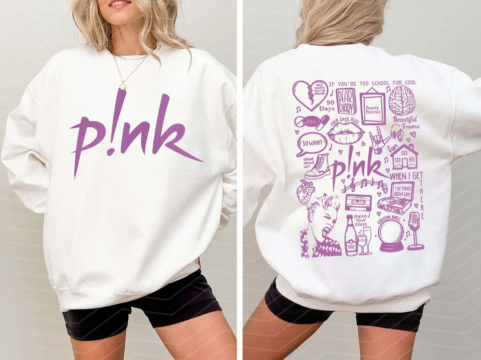 Pink Tour Lyric Album Song Unisex