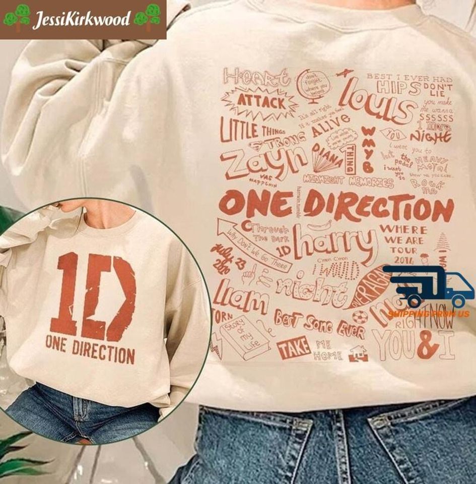 One Direction Midnight Memories Double-Sided - Black 4T Activewear for Fans - Unisex Tour Merchandise