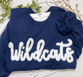 Wildcats Spirit with 3D Yarn Embroidery, Custom Team Mascot Top Unisex