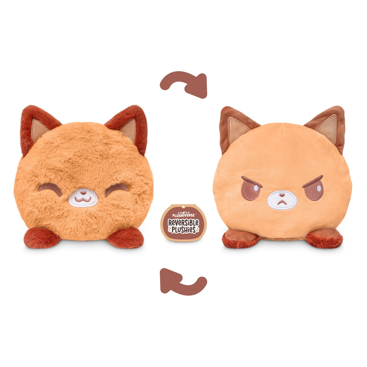 Comfy & Cozy Fox 6" Reversible Plushie Unisex