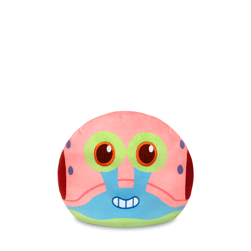 Plushiverse Gary the Snail 6" Reversible Plushie Unisex