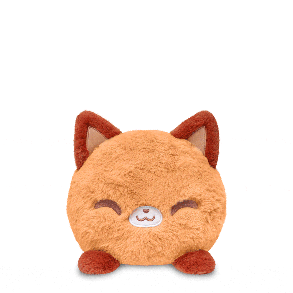 Comfy & Cozy Fox 6" Reversible Plushie Unisex