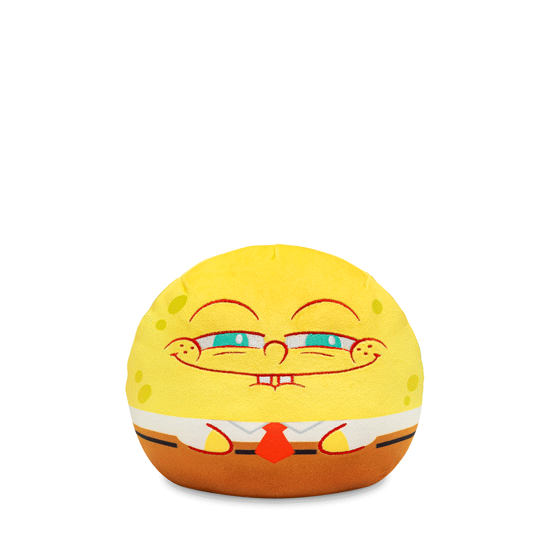 SpongeBob & Squidward 6" Reversible Plushie Unisex