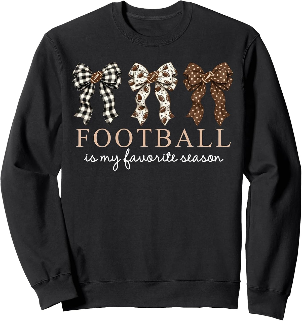 Football Is My Favorite Season Game Day Mom Sports Lover Sweatshirt