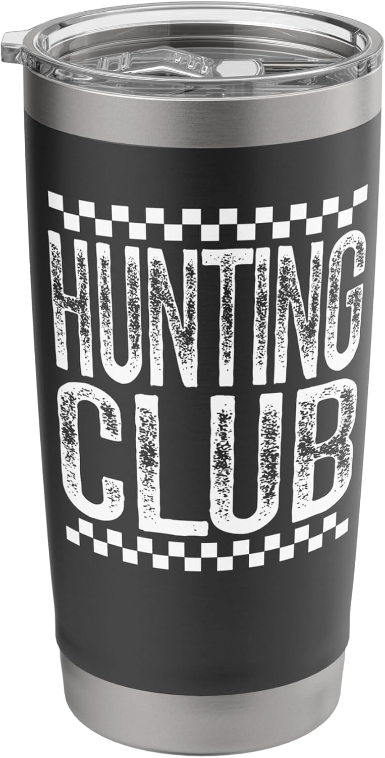 Hunting Club Deer Hunting Season Wife Retro Duck Hunting Stainless Steel Insulated Tumbler