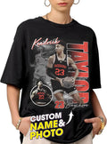 Custom Girlfriend Face Shirt for Boyfriend Custom Your Photo Bootleg Rap Shirt Christmas Valentine Gifts Shirt