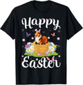 Sheltie Dog Happy Easter Egg Hunt Bunny Ear Easter Unisex
