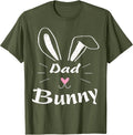 Easter Day Dad Bunny Ear Rabbit Dad Gift Father Day Vintage Unisex
