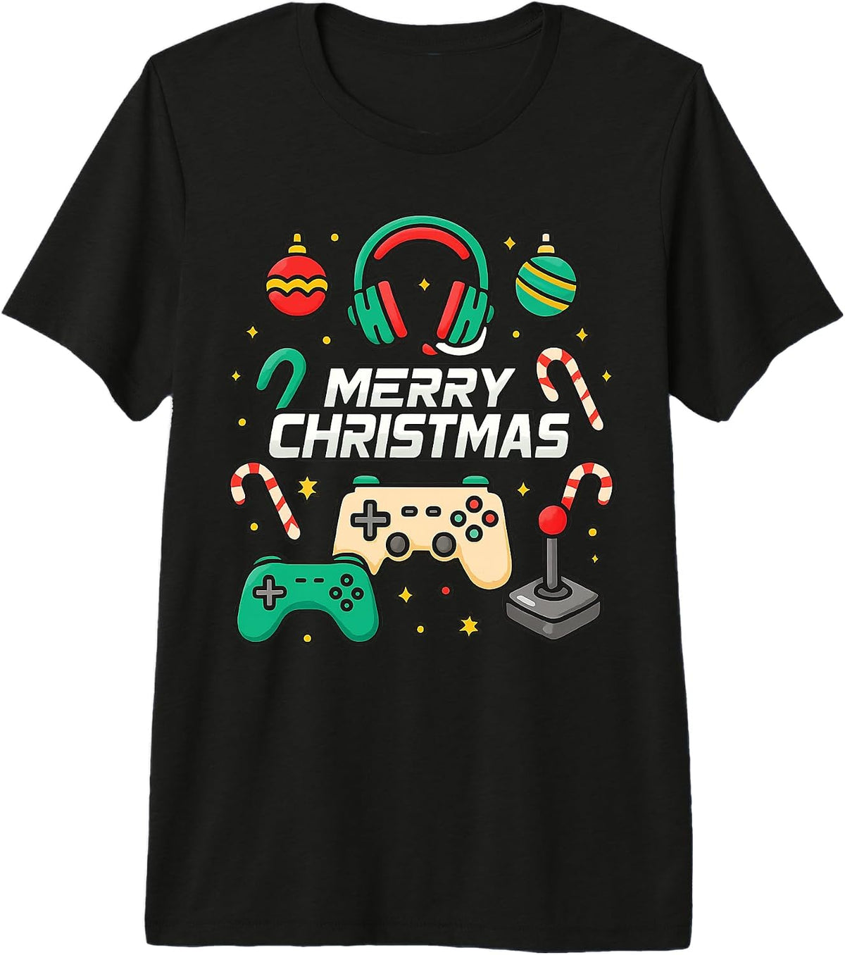 Gamer Christmas Gaming Lover Funny Ugly Xmas Premium Tri-Blend T-Shirt