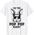 Pop Pop Bunny Matching Family Group Easter Day Gifts Unisex