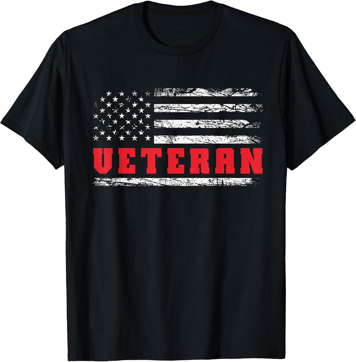 Veteran Patriotic U.S Army American Flag T-Shirt