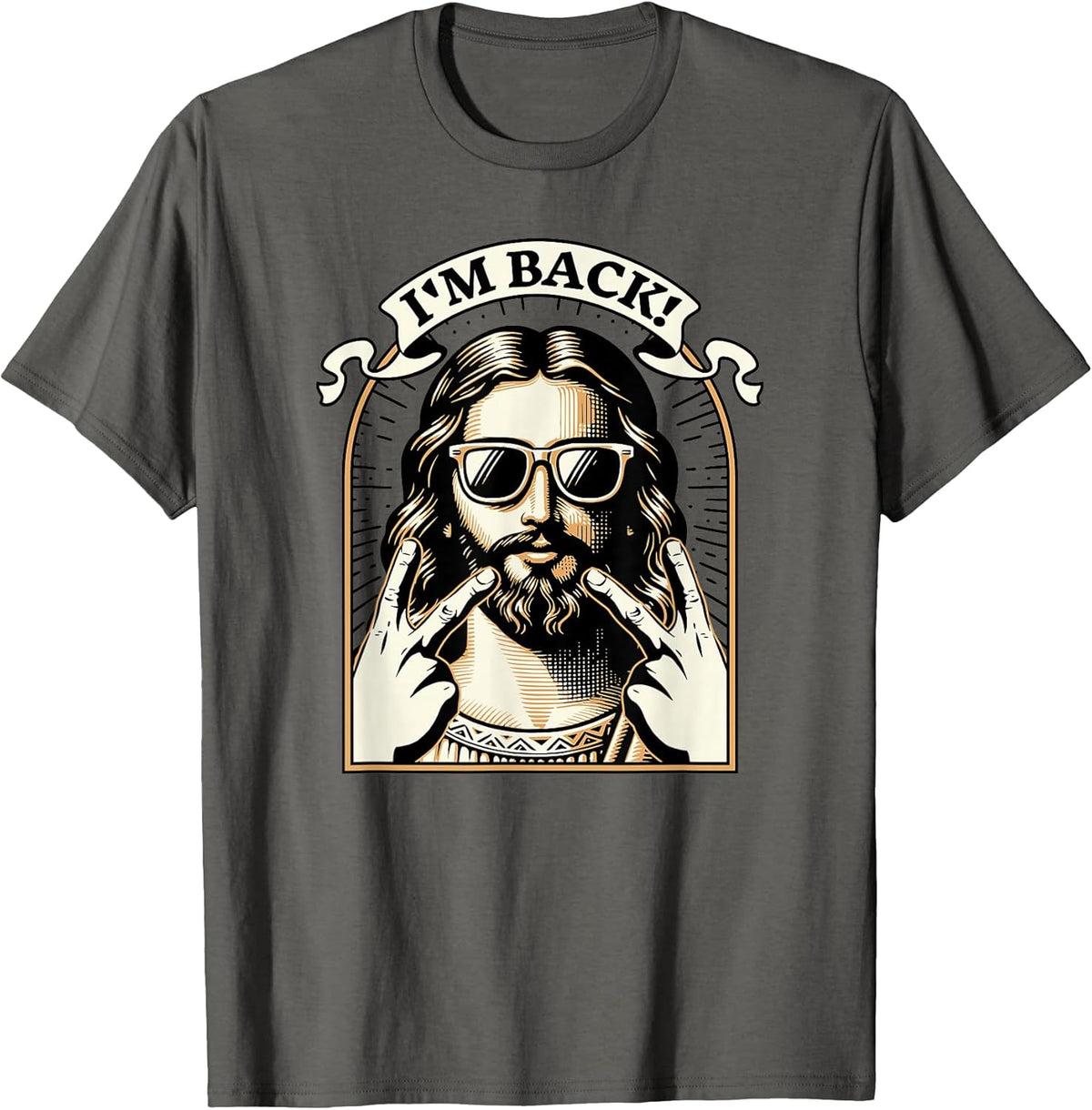 I'm Back Jesus Christ - Funny Easter Day Christian , Small Unisex