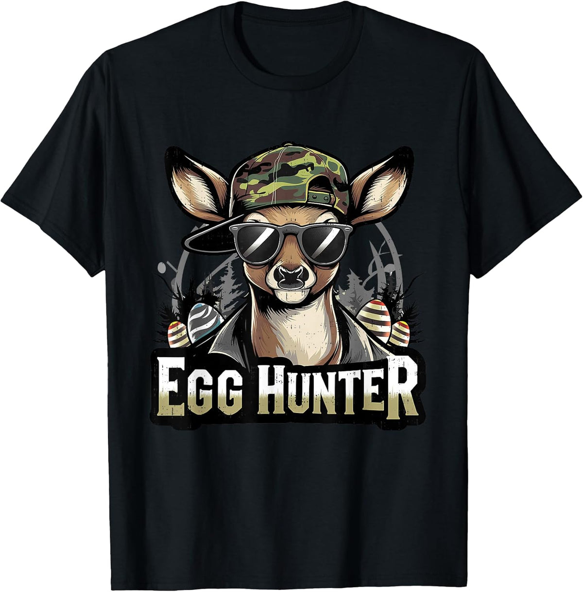 Easter Egg Hunter Camo Funny Hunting Boys Girls Kids Toddler Unisex