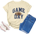 Football Shirts for Women Game Day Shirt Football Season Tshirt Graphic Tee Funday Sunday Gifts Party Tops Blouse