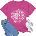 Breast Cancer Shirts Women Pink Ribbon Cancer Awareness T-Shirt