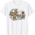 Happy Easter Shirt He Is Risen Jesus Cross Cute Easter Bunny Unisex