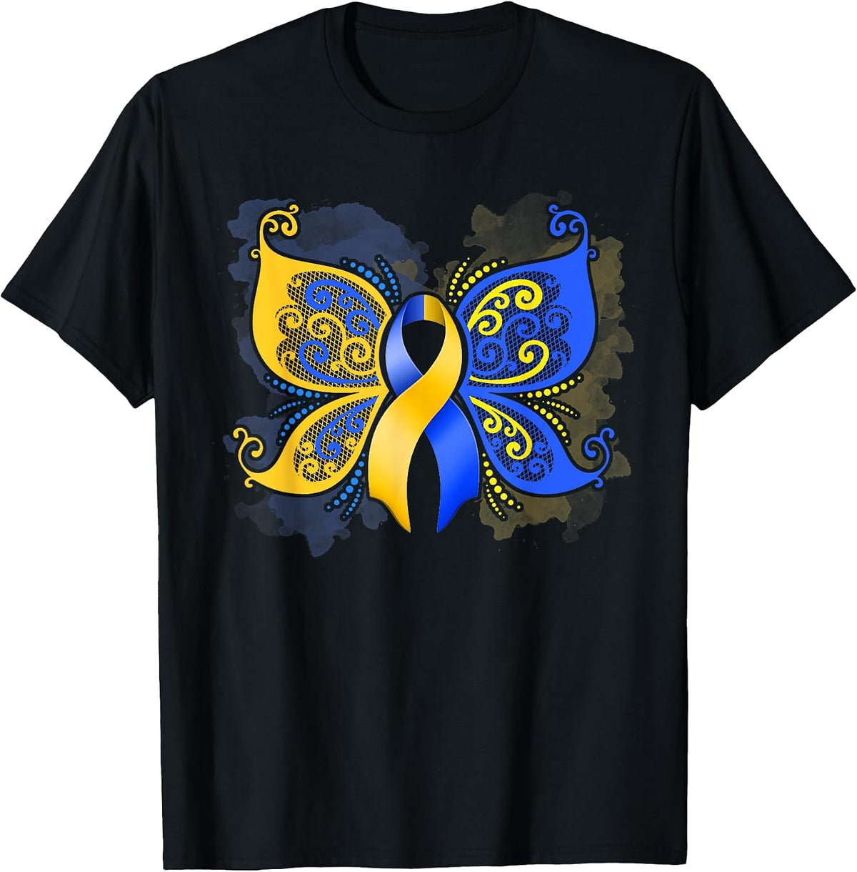 Down Syndrome Awareness Butterfly T -Shir t