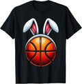 Basketball Easter Cute Bunny Ears Easter Hunting Eggs Funny Unisex