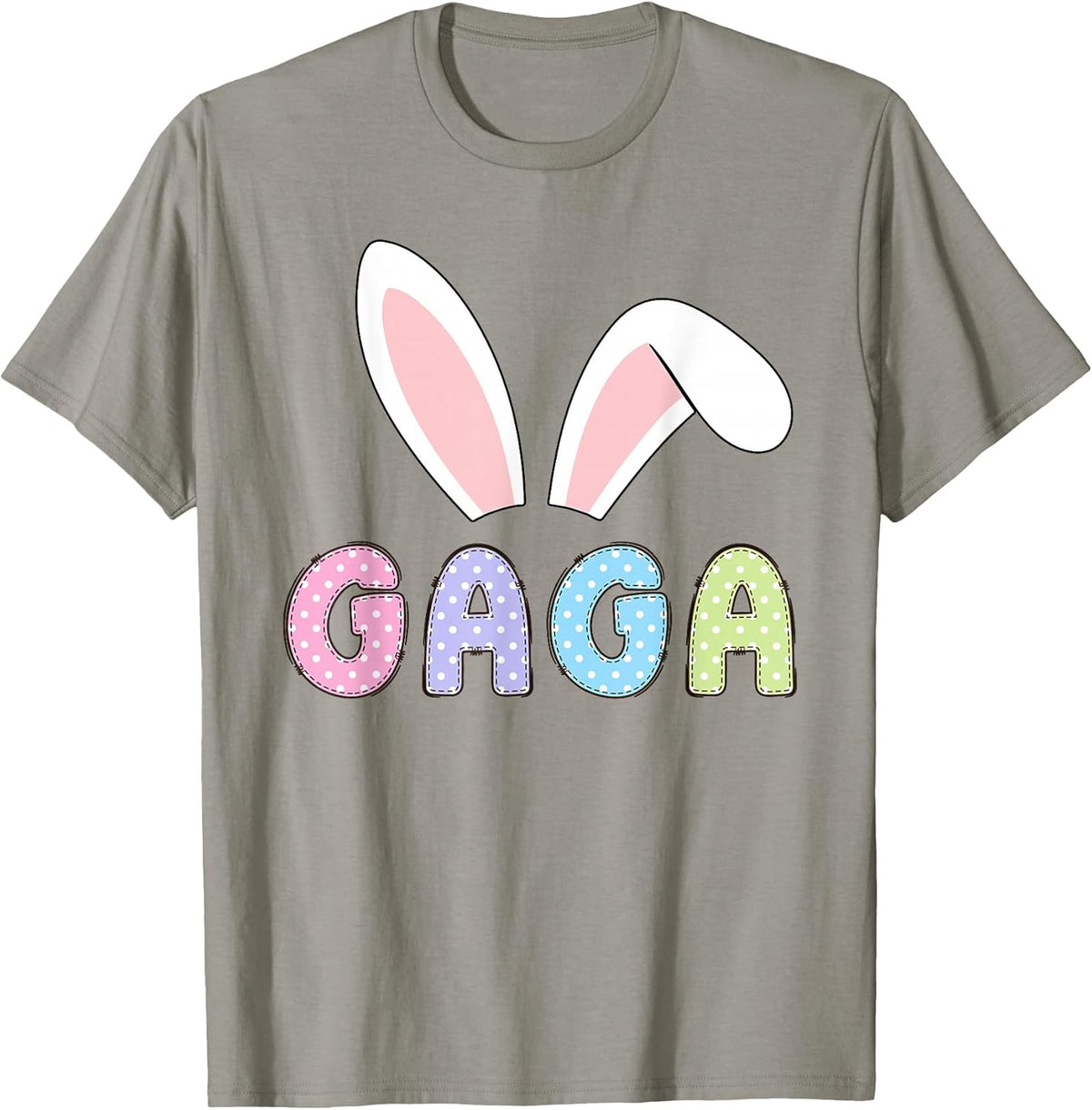 Cute Gaga Happy Easter Bunny Matching Family Outfit Unisex