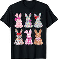 Women Girls Easter Bunny Leopard Happy Easter Day Women Girl Unisex