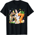 Happy Easter Day 67 Cute Bunny Six Seven 6 7 Boy Girl Kids Unisex
