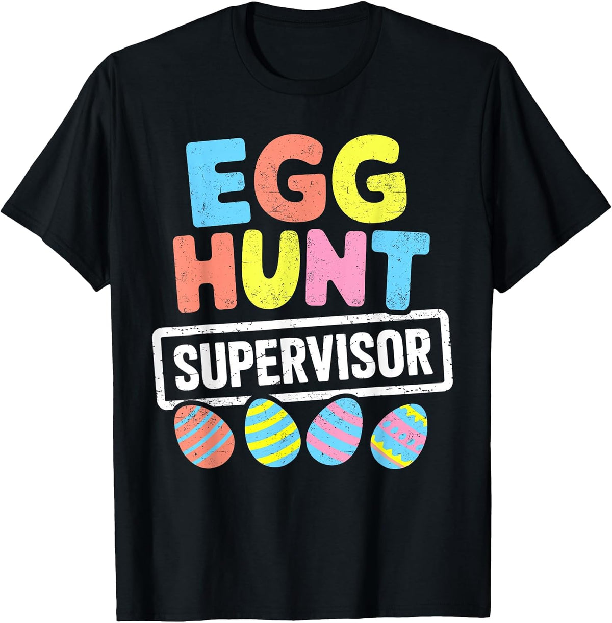 Easter Egg Hunt Supervisor Rabbit Bunny Easter Day Men Women Unisex